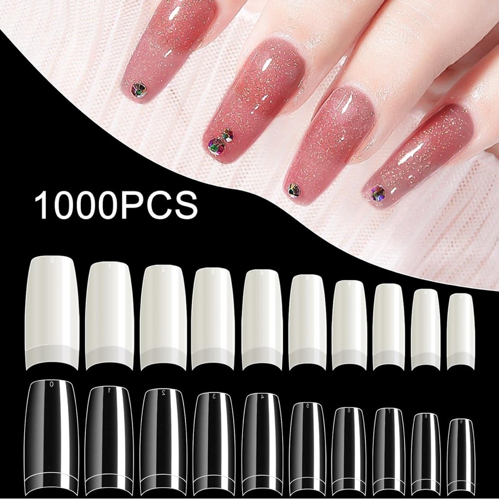 Elegant Nail Tips Set - 1000 PCS